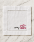 "Salty" Cocktail Napkin