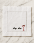 "Sip Sip" Cocktail Napkin